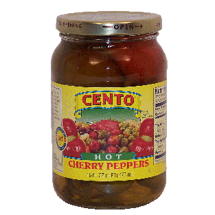 Cento  hot cherry peppers 16fl oz