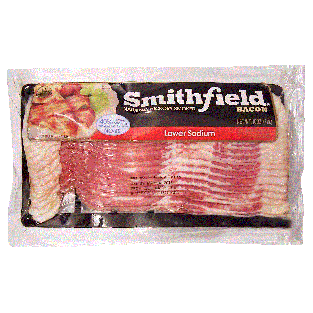 Smithfield  bacon, naturally hickory smoked, no sugar added, 40% l16oz