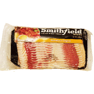 Smithfield  bacon, naturally hickory smoked, hometown original 16oz