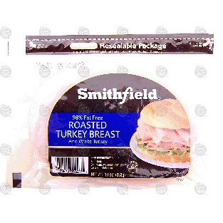Smithfield  roasted turkey breast and white turkey 10oz