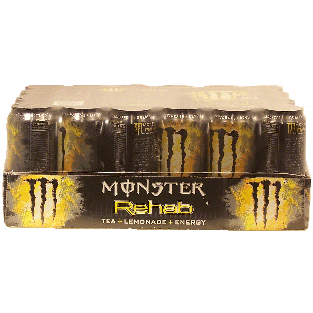 Monster Rehab tea+lemonade+energy drink, non-carbonated, 5% juice,24pk