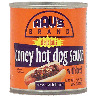 Ray's brand coney hot dog sauce with beef  7.25oz