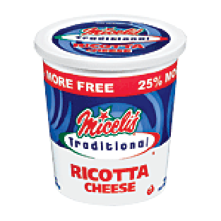 Miceli's Cheese Ricotta  Traditional 30oz