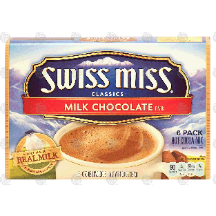 Swiss Miss Classics milk chocolate flavor hot cocoa mix, 6 ct 4.38-oz