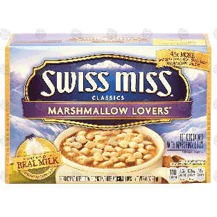 Swiss Miss Classics Marshmallow Lovers; hot cocoa mix with mars7.44-oz