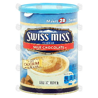Swiss Miss  milk chocolate hot cocoa mix, makes 28 6oz servings 19-oz
