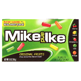Mike & Ike  original fruits, chewy assorted fruit flavored candies 5oz