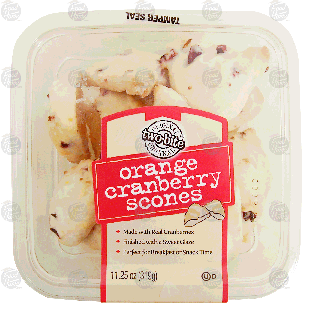 Two-bite  orange cranberry scones 11.25-oz