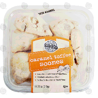 Two-bite  caramel toffee scones 11.25-oz