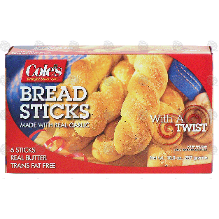 Cole's With A Twist 6 frozen garlic bread sticks 10.5-oz