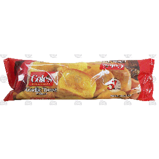 Cole's  frozen garlic toast, 12 slices 14-oz