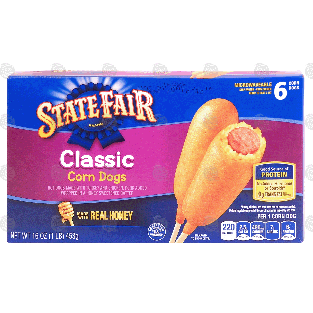 State Fair  classic corn dogs, 6 ct 16-oz
