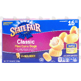 State Fair Classic mini corn dogs, 16 corn dogs 10.56-oz