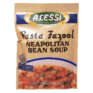 Alessi Traditional pasta fazool neapolitan bean soup dry mix 6oz