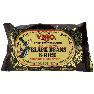 Vigo  black beans & rice, authentic cuban recipe, completely season8oz