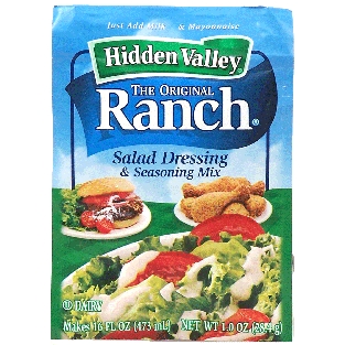 Hidden Valley  original ranch seasoning & salad dressing dry mix ju 1oz