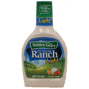 Hidden Valley  original ranch dressing, light  24fl oz
