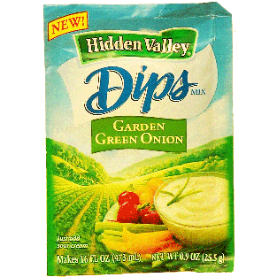 Hidden Valley Dips garden green onion mix 0.9oz
