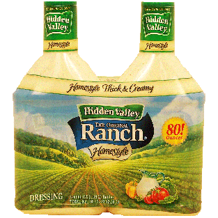 Hidden Valley Homestyle thick & creamy original ranch dressing, 40-2pk