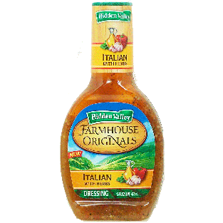 Hidden Valley Farmhouse Originals italian dressing with herbs 16fl oz
