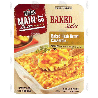 Reser's Main St. Bistro baked hash brown casserole with cheddar ch20oz