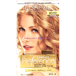 L'oreal Superior Preference permanent hair color application, golde 1ct