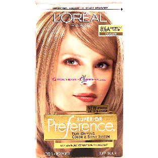 L'oreal Preference permanent hair color application, champagne blon1ct