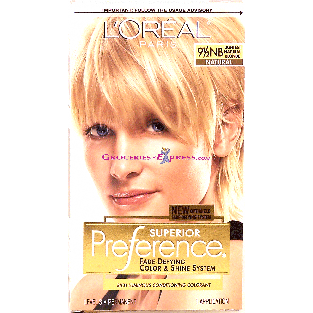 L'oreal superior Preference permanent hair color application, light 1ct