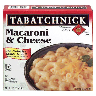 Tabatchnick  macaroni & cheese, two microwaveable cooking pouches15-oz