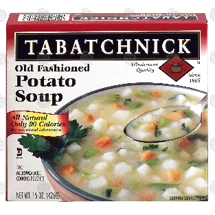 Tabatchnick  old fashioned potato soup, 2 microwave cooking pouche15oz