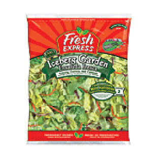 Fresh Express Iceberg Garden Salad Original w/Red Cabbage & Carrots6oz