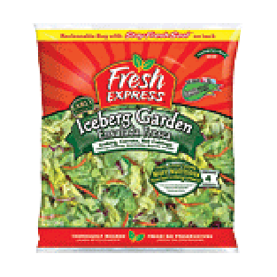 Fresh Express  iceberg garden lettuce mix 12oz