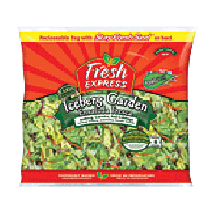 Fresh Express  iceberg garden lettuce mix with carrots and red cab24oz
