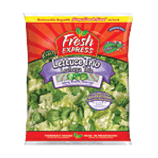 Fresh Express Lettuce Trio w/Greenleaf Romaine & Iceberg 10oz