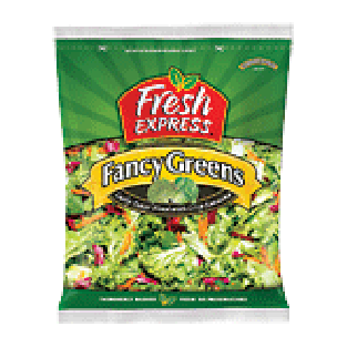 Fresh Express Fancy Greens romaine lettuce, green tango, radicchio,7oz