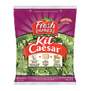 Fresh Express Caesar Salad Kit w/Dressing & Toppings 10oz