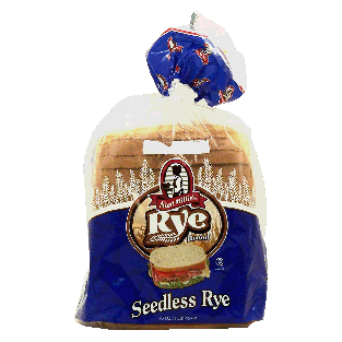 Aunt Millie's  seedless rye bread, sliced 16oz