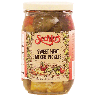 Sechler's  sweet heat mixed pickles 16fl oz