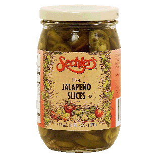 Sechler's  hot jalapeno slices 16fl oz