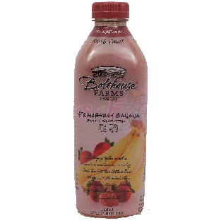 Bolthouse Farms  strawberry banana fruit smoothie, 100% fruit 1L