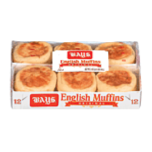 Bays English Muffins Original 12 Ct 24oz