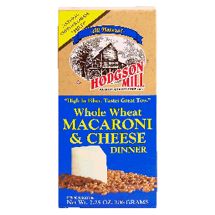 Hodgson Mill  whole wheat macaroni & cheese dinner 7.25oz