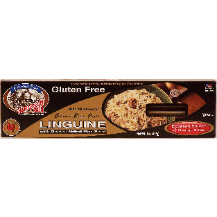 Hodgson Mill  gluten free brown rice linguine pasta with golden mil8oz