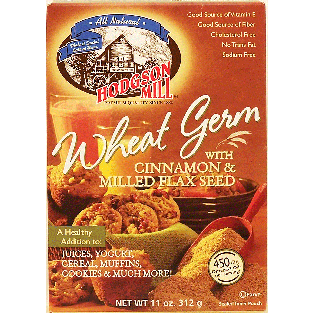 Hodgson Mill  wheat germ with cinnamon & milled flax seed 11oz