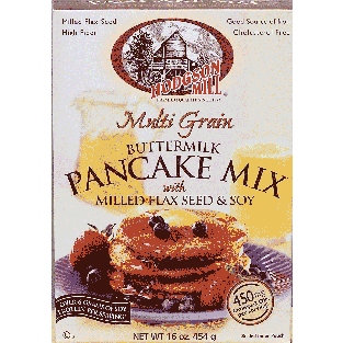 Hodgson Mill  buttermilk pancake mix, multi grain with milled flax16oz