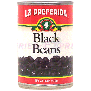 La Preferida  black beans - frijoles negros 15oz