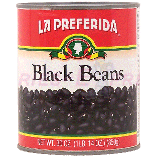 La Preferida  black beans - frijoles negros 30oz