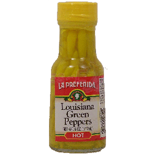 La Preferida  louisiana green peppers hot 6oz