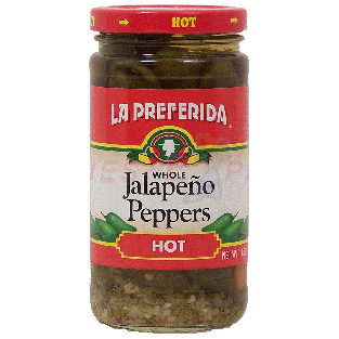 La Preferida  whole jalapeno peppers hot 11.5oz