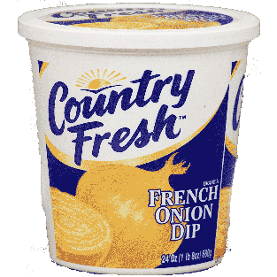 Country Fresh  french onion dip made with sour cream 24oz